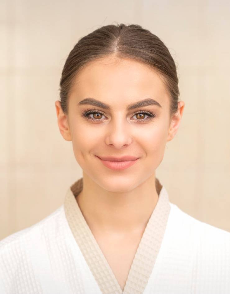headshot of women at wellness spa